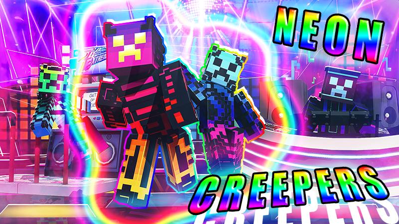 Neon Creepers by The Lucky Petals | CHUNK - Minecraft Bedrock ...