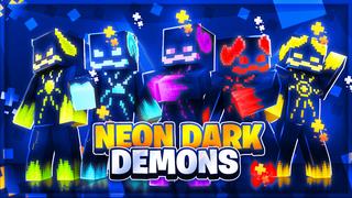 Thumbnail of the Minecraft Bedrock Marketplace product Neon Dark Demons created by The Lucky Petals.
