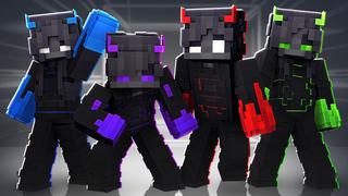 Thumbnail of the Minecraft Bedrock Marketplace product Neon Demons created by The Lucky Petals.