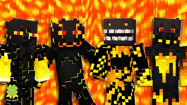Thumbnail of the Minecraft Bedrock Marketplace product Nether Creatures Emerge created by The Lucky Petals.