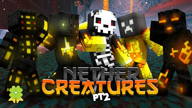 Thumbnail of the Minecraft Bedrock Marketplace product Nether Creatures 2 created by The Lucky Petals.