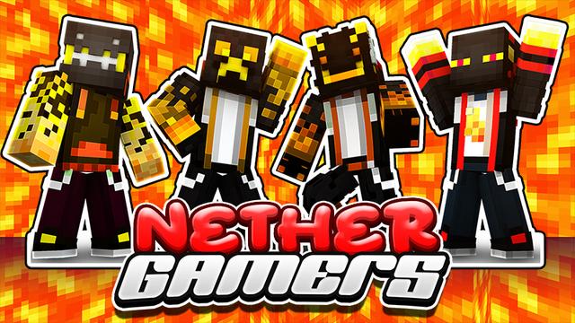 Thumbnail of the Minecraft Bedrock Marketplace product Nether Gamers created by The Lucky Petals.