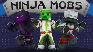 Thumbnail of the Minecraft Bedrock Marketplace product Ninja Mobs created by The Lucky Petals.