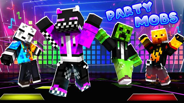 Thumbnail of the Minecraft Bedrock Marketplace product Party Mobs created by The Lucky Petals.