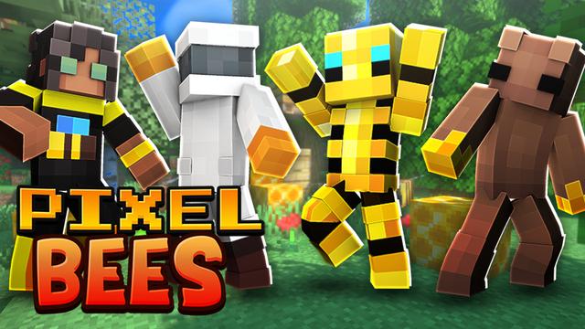 Thumbnail of the Minecraft Bedrock Marketplace product Pixel Bees created by The Lucky Petals.