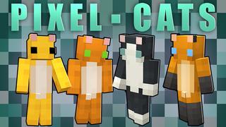 Thumbnail of the Minecraft Bedrock Marketplace product Pixel Cats created by The Lucky Petals.