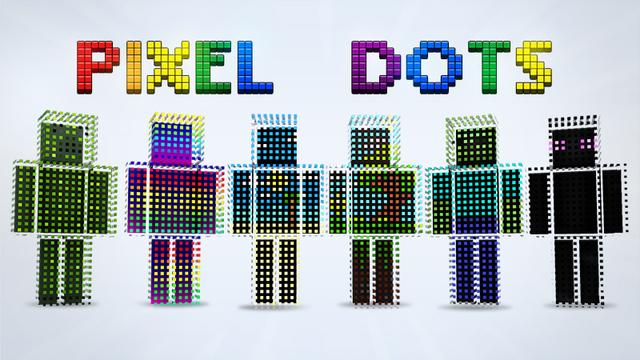 Thumbnail of the Minecraft Bedrock Marketplace product Pixel Dots created by The Lucky Petals.