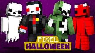 Thumbnail of the Minecraft Bedrock Marketplace product Pixel Halloween created by The Lucky Petals.