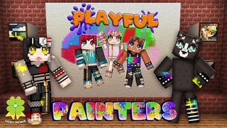 Thumbnail of the Minecraft Bedrock Marketplace product Playful Painters created by The Lucky Petals.