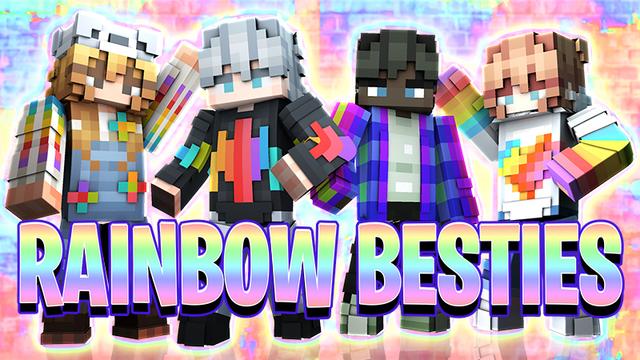 Thumbnail of the Minecraft Bedrock Marketplace product Rainbow Besties created by The Lucky Petals.