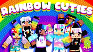 Thumbnail of the Minecraft Bedrock Marketplace product Rainbow Cuties created by The Lucky Petals.