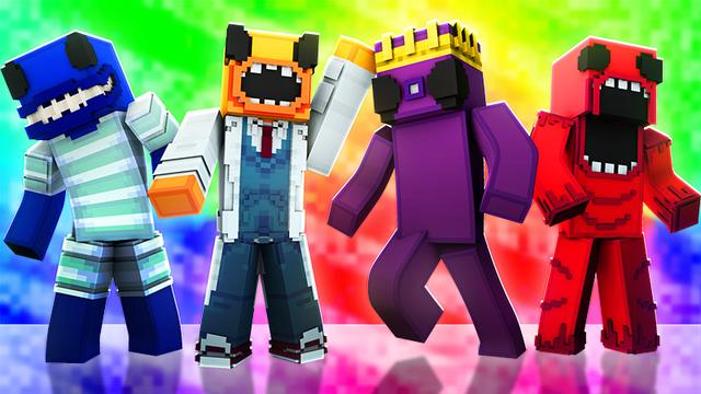 Thumbnail of the Minecraft Bedrock Marketplace product Rainbow Derps created by The Lucky Petals.