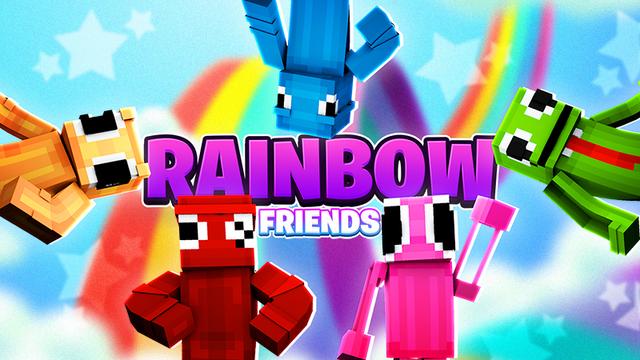 Thumbnail of the Minecraft Bedrock Marketplace product Rainbow Friends created by The Lucky Petals.