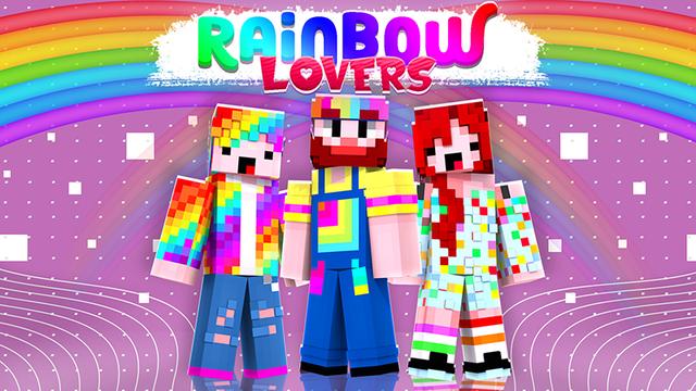 Thumbnail of the Minecraft Bedrock Marketplace product Rainbow Lovers created by The Lucky Petals.