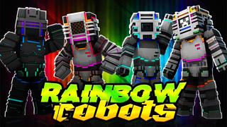 Thumbnail of the Minecraft Bedrock Marketplace product Rainbow Robots created by The Lucky Petals.