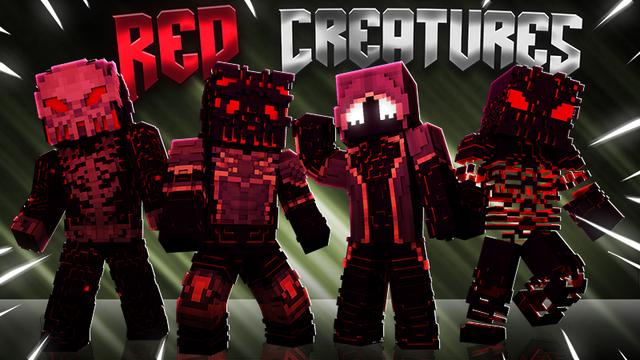 Thumbnail of the Minecraft Bedrock Marketplace product RED CREATURES created by The Lucky Petals.