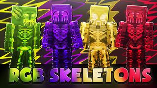 Thumbnail of the Minecraft Bedrock Marketplace product RGB Skeletons created by The Lucky Petals.