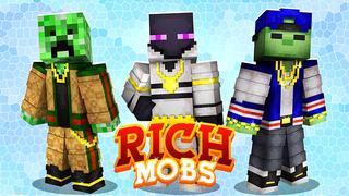 Thumbnail of the Minecraft Bedrock Marketplace product Rich Mobs created by The Lucky Petals.