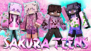 Thumbnail of the Minecraft Bedrock Marketplace product SAKURA TEENS created by The Lucky Petals.
