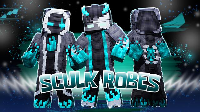 Thumbnail of the Minecraft Bedrock Marketplace product Sculk Robes created by The Lucky Petals.