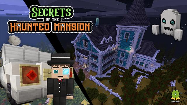 Thumbnail of the Minecraft Bedrock Marketplace product Secrets of the Haunted Mansion created by The Lucky Petals.