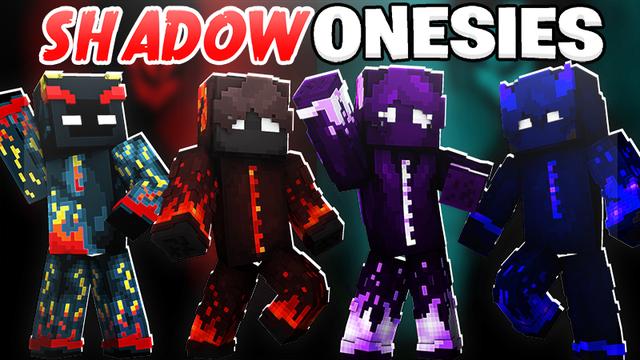 Thumbnail of the Minecraft Bedrock Marketplace product Shadow Onesies created by The Lucky Petals.