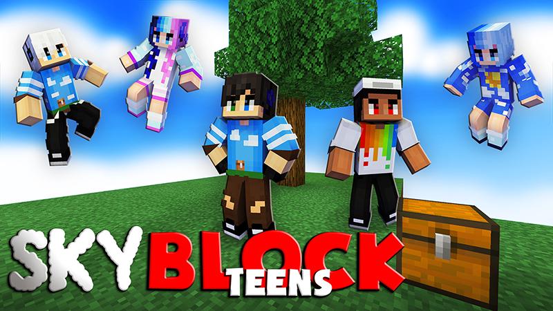 Sky Block Teens by The Lucky Petals | CHUNK - Minecraft Bedrock ...