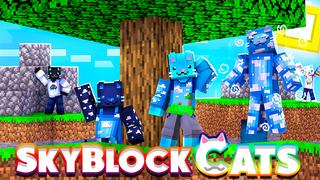 Thumbnail of the Minecraft Bedrock Marketplace product SkyBlock Cats created by The Lucky Petals.