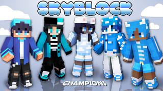 Thumbnail of the Minecraft Bedrock Marketplace product SkyBlock Champions created by The Lucky Petals.