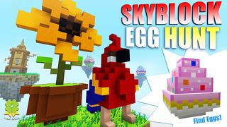 Thumbnail of the Minecraft Bedrock Marketplace product SkyBlock Egg Hunt created by The Lucky Petals.