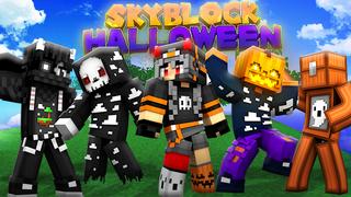 Thumbnail of the Minecraft Bedrock Marketplace product SkyBlock Halloween created by The Lucky Petals.