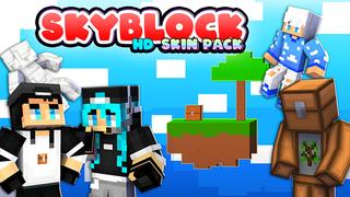 Thumbnail of the Minecraft Bedrock Marketplace product SkyBlock HD Skin Pack created by The Lucky Petals.