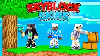 Thumbnail of the Minecraft Bedrock Marketplace product SkyBlock Skins created by The Lucky Petals.