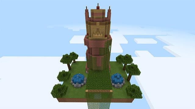 Screenshot of the Minecraft Bedrock Marketplace product SkyBlock Time created by The Lucky Petals.