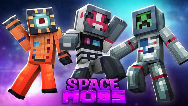 Thumbnail of the Minecraft Bedrock Marketplace product Space Mobs created by The Lucky Petals.