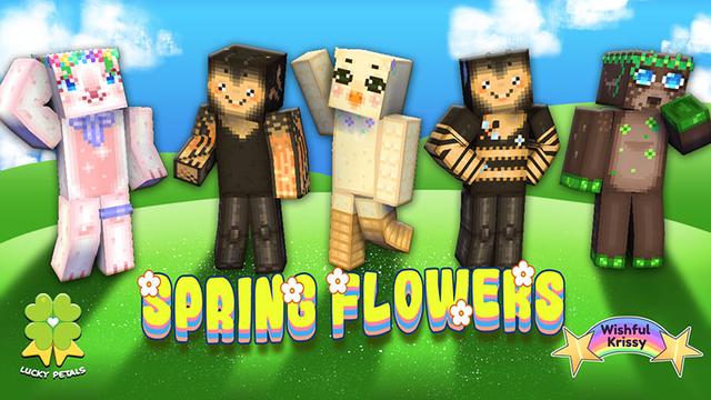 Thumbnail of the Minecraft Bedrock Marketplace product Spring Flowers created by The Lucky Petals.