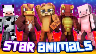 Thumbnail of the Minecraft Bedrock Marketplace product Star Animals created by The Lucky Petals.