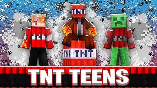 Thumbnail of the Minecraft Bedrock Marketplace product TNT Teens created by The Lucky Petals.