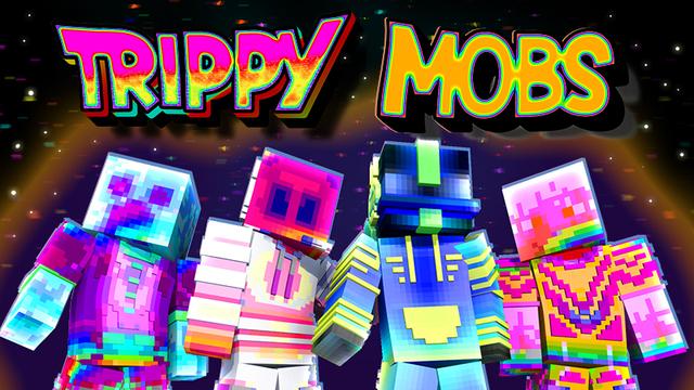 Thumbnail of the Minecraft Bedrock Marketplace product Trippy Mobs created by The Lucky Petals.