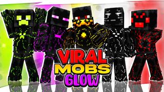 Thumbnail of the Minecraft Bedrock Marketplace product Viral Mobs Glow created by The Lucky Petals.