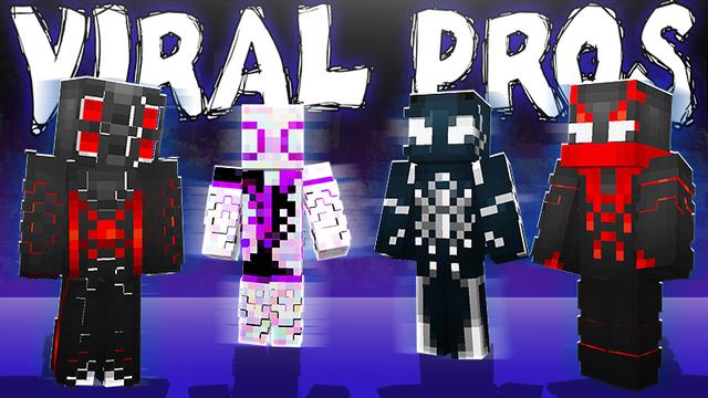Thumbnail of the Minecraft Bedrock Marketplace product Viral Pros created by The Lucky Petals.