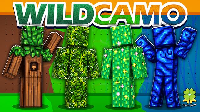 Thumbnail of the Minecraft Bedrock Marketplace product Wild Camo created by The Lucky Petals.