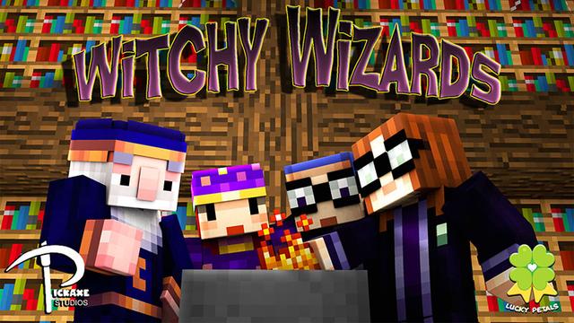 Thumbnail of the Minecraft Bedrock Marketplace product Witchy Wizards created by The Lucky Petals.