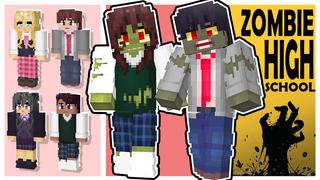 Thumbnail of the Minecraft Bedrock Marketplace product Zombie High School created by The Lucky Petals.