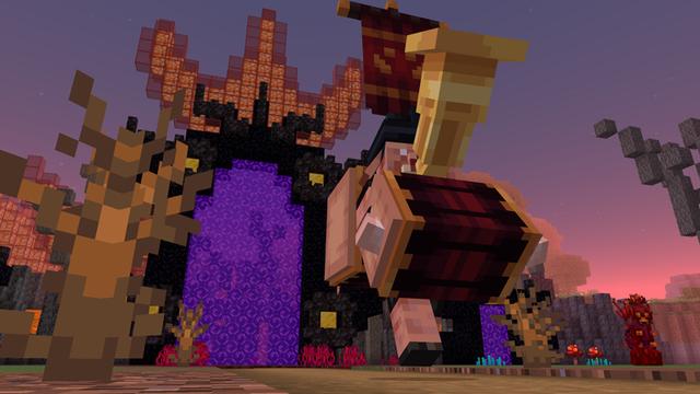 Screenshot of the Minecraft Bedrock Marketplace product Daybreak created by The Misfit Society.