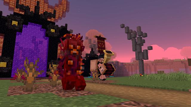 Screenshot of the Minecraft Bedrock Marketplace product Daybreak created by The Misfit Society.