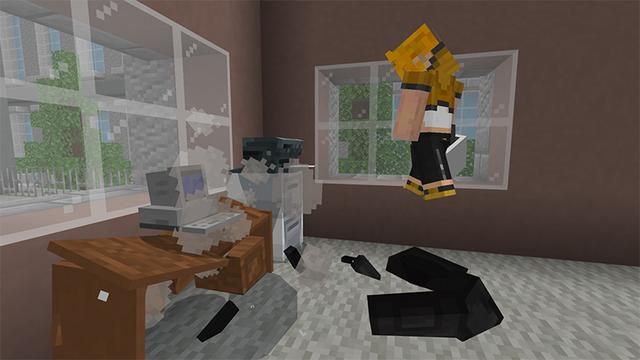 Screenshot of the Minecraft Bedrock Marketplace product Furniture Fury created by The Misfit Society.