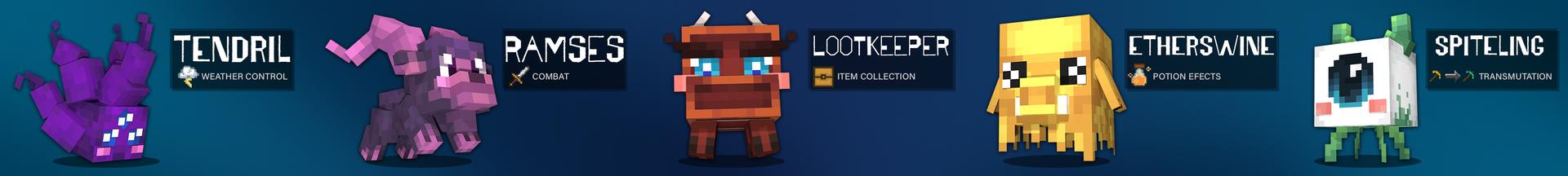 Panorama of the Minecraft Bedrock Marketplace product Little Horrors created by The Misfit Society.