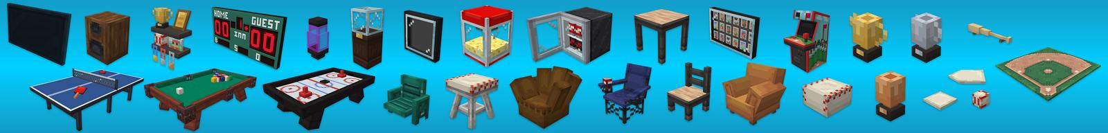 Panorama of the Minecraft Bedrock Marketplace product MLB Fan Cave Add-On created by The Misfit Society.