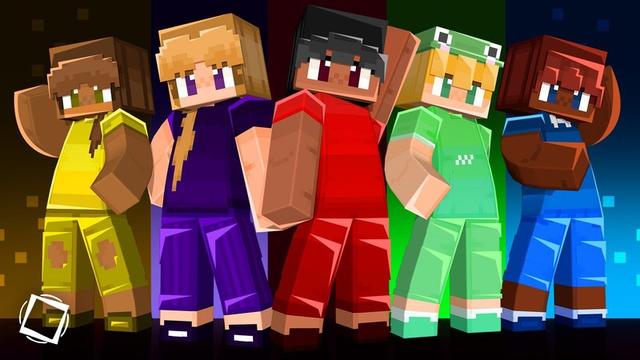 Thumbnail of the Minecraft Bedrock Marketplace product Ombre Color Fashion created by The Misfit Society.